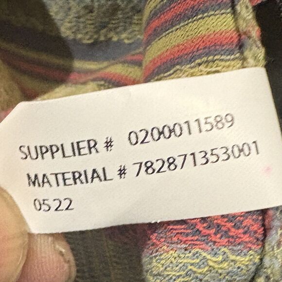 RRL Limited Mens Jacquard Knit Jersey Work Button Cotton Shirt Western Top Sz L - Picture 12 of 12